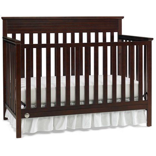 Fisher Price Newbury 4 In 1 Convertible Crib Cherry Walmart Com