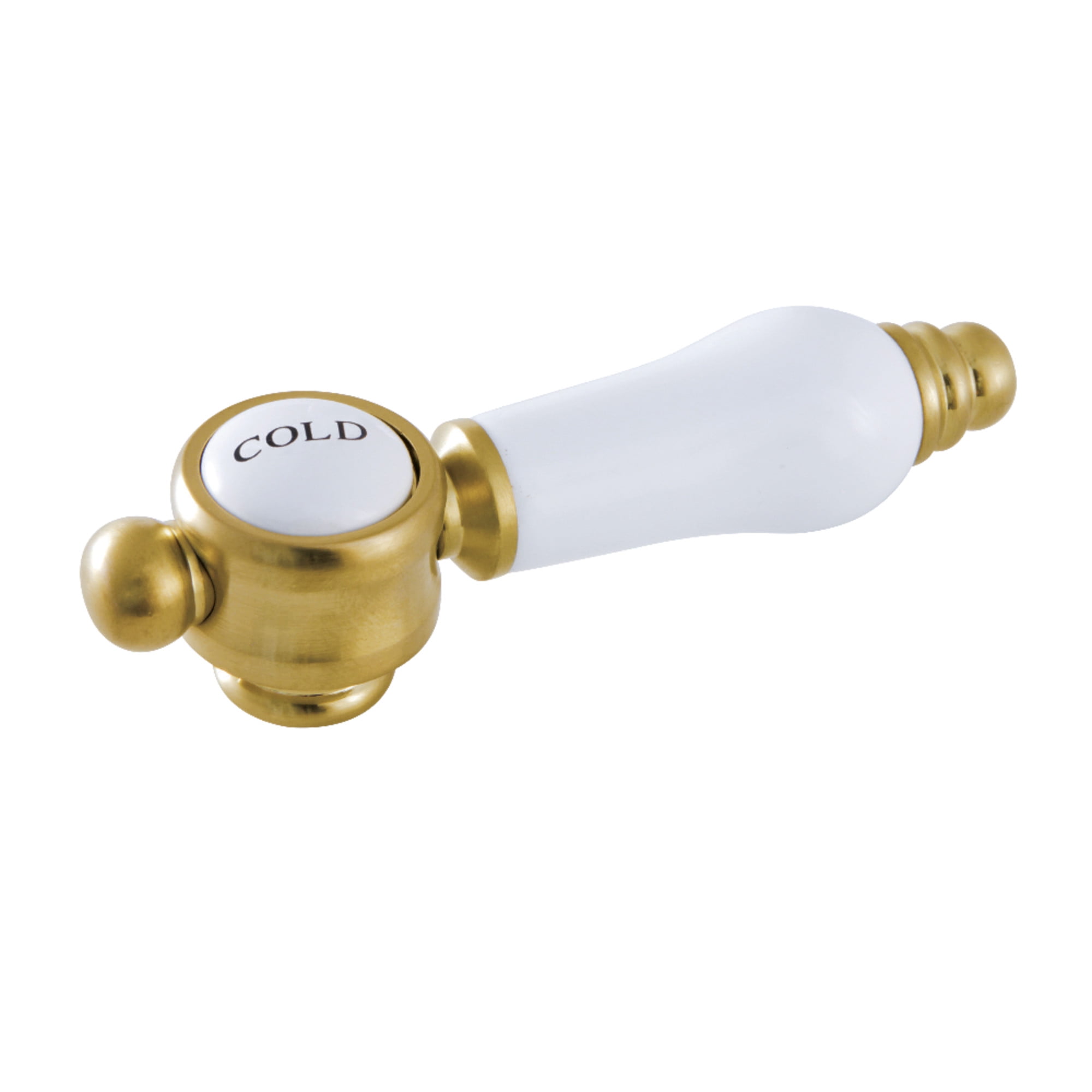 Kingston Brass KS1287BPL Bel-Air Double-Handle Wall-Mount Kitchen Faucet, Brushed Brass