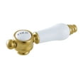 thumbnail image 5 of Kingston Brass KS1287BPL Bel-Air Double-Handle Wall-Mount Kitchen Faucet, Brushed Brass, 5 of 5