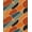 Orange, Pattern 6, variant on ODIKA 2'x3' Terracotta Sunrise Mountain Dusk Abstract Washable Accent Rug Mid Century Modern Diagonal Oval Capsule Shapes Retro Atomic Boomerang for Bedroom, Nursery, RV, Pet Friendly, Bedside Mat