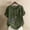 Army Green, variant on QUNYINEY Womens T Shirts Crew Neck Floral Short Sleeve Casual Tops Cotton Linen Pullover Button Loose Women Tops