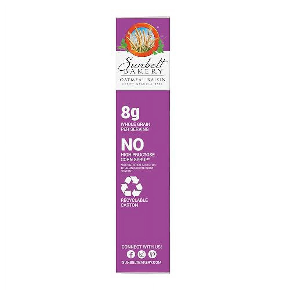 Sunbelt Bakery Oatmeal Raisin Chewy Granola Bars, 40-1.0 OZ Bars (5 Boxes)