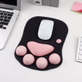 thumbnail image 2 of Alfombrilla de silicona antideslizante para ordenador portátil, alfombrilla de ratón bonita con pata de gato, reposamuñecas, soporte Kawaii para juegos, teclado y Escritorio LIUWENJING unisex, 2 of 2