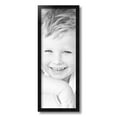 thumbnail image 2 of ArtToFrames 8" x 22" Satin Black Tall Picture Frame, 8x22 inch Black Wood Poster Frame (WOM-1852), 2 of 8