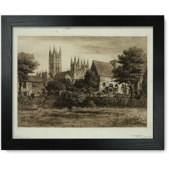 Framed Print: Canterbury