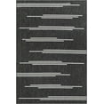 thumbnail image 2 of Unique Loom Outdoor Modern Collection Area Rug - Miranda (7' 1" x 10' Rectangle Black and White), 2 of 6