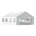 thumbnail image 5 of Aoodor 26 x 20 ft Marquee Party Tent with Church Window Sidewalls, Waterproof Pavillion Tent, Outdoor Event Tent, Wedding Party Tent - White, 5 of 10