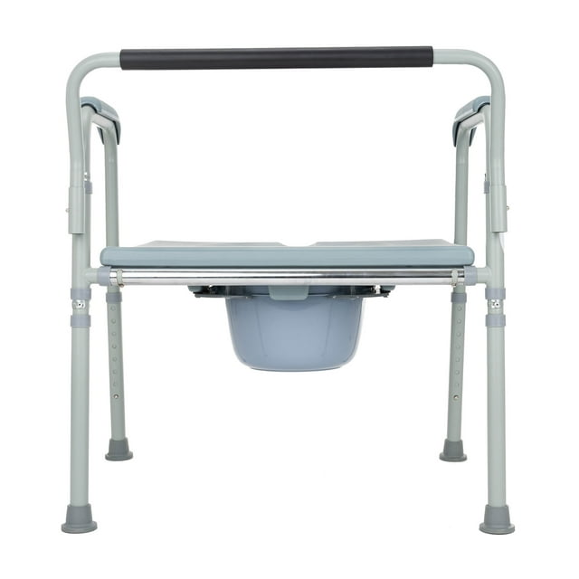Silla Cómodo Bariátrico De Acero Aumento Para Baño Plegable