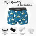 thumbnail image 2 of Men's Boxer Briefs, Cartoon Goose Soft Comfy Mens Underwear Boxer Briefs Breathable With Widen Waist, 2 of 7