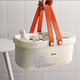 thumbnail image 3 of Bolsa de asas portátil para ducha, cesta de almacenamiento de plástico con asa, organizador de bañera MFZFUKR CPB-DE-WX210-7, 3 of 5