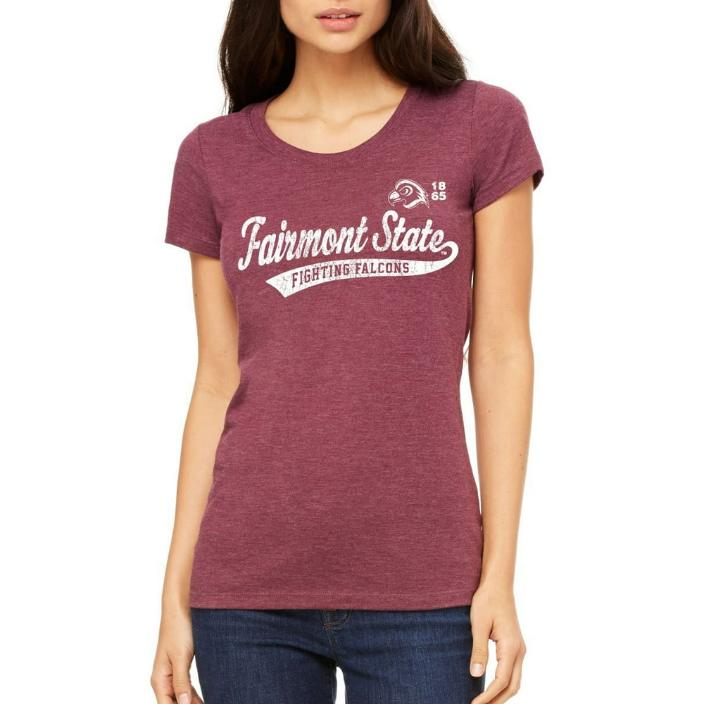 J2 Sport Fairmont State Falcons NCAA Juniors Sports Tail T-shirt ...