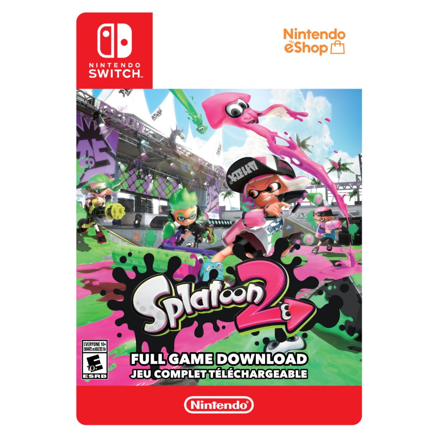 Nintendo Switch Splatoon 2 79.99 (Digital Code) - Walmart.ca