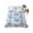 Blue, variant on Flower Bird Queen Size Flat Sheet, Wrinkleproof & Fadeproof Cooling Flat Bed Sheet Only, Vintage Blue Garden Country Wildflower Breathable Soft Bedding Top Sheets 90 x 102 Inches