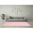 thumbnail image 3 of Ahgly Company Indoor Round Solid Red Modern Area Rugs, 4' Round, 3 of 4