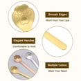 thumbnail image 3 of Uxcell 8Pack 6" Cat Paw Spoon Stainless Steel Coffee Spoon Ice Cream Spoon, Gold, 3 of 4