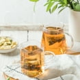 thumbnail image 4 of Glass Tea Mug Thick Square Glass Coffee Cup Latte Cup Drinking Glass with Handle, 4 of 10