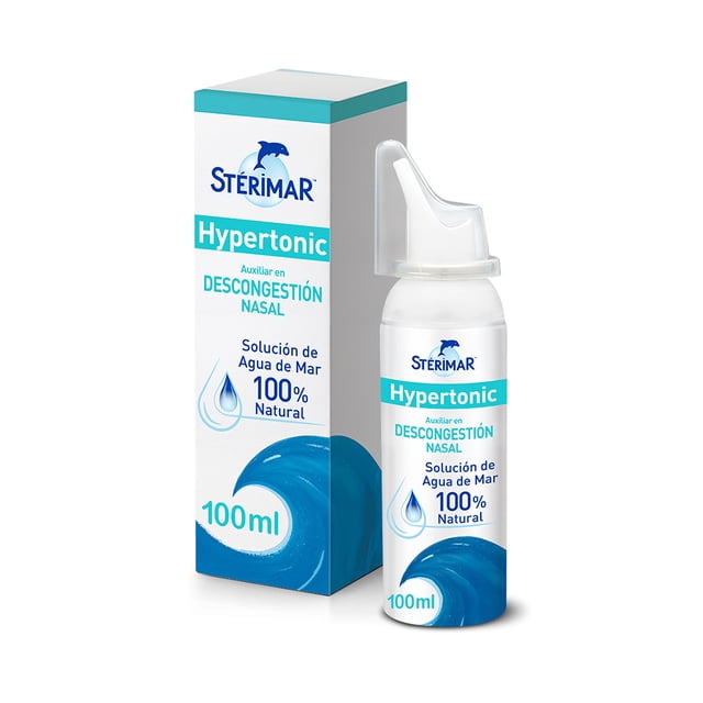 Stérimar Solución Nasal Hypertonic 100 ml. Recomendado para Congestión Nasal Severa. Uso de 10 a 15 Días. Tu Aliado Contra el Resfriado