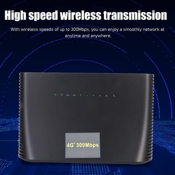 Portable Wifi Router, 300Mbps 4G LTE Router Insert Standard