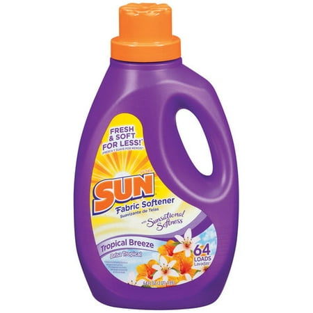 Sun Ultra Tropical Breeze Fabric Softener, 64 oz