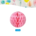 thumbnail image 3 of Uxcell Tissue Paper Pom Poms Flower Balls, Party Hanging Paper Flower Balls Decoration for Birthday Wedding Home Decor Pink 12, 3 of 6