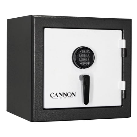 Cannon 60-Minute Fireproof Home Safe with Electronic Lock Adjustable Shelf & Door Organizer - Fire & Smoke Protection for Documents Jewelry & Valuables 1819-DGPH6HEB-23