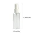 thumbnail image 2 of Xingzhi Spray Bottle Transparent Plastic Cosmetic Sprayer Portable Storage Spraying Container, 60ml, 2 of 8