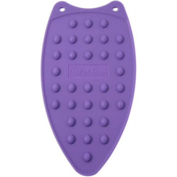 The Quilted Bear Silicone Iron Rest Pad - Purple