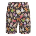 thumbnail image 6 of Naloa Boba Milk Tea Men's Beach Shorts, Surfing shorts, Swim trunks, Quick Dry Swim Trunks for Surfing Beach Fun - Medium, 6 of 9