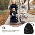 thumbnail image 6 of UPKOCH Airplane Stroller Bags Storage Black 1Pcs, 6 of 8