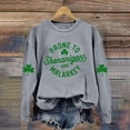 thumbnail image 4 of St Patricks Day Shirt Women Prone To Shenanigans Graphic Holiday Casual Pullover Comfort Colors Sweatshirt, 4 of 6
