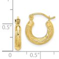 thumbnail image 2 of 10k Yellow Gold Small Hoop Earrings, 2 of 6