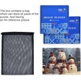 thumbnail image 7 of Dreamtimes Snowman Family Puzzle 500 Pieces - Wooden Jigsaw Puzzles for Family Games - Suitable for Teenagers and Adults, 7 of 7