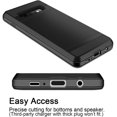 thumbnail image 6 of Cover for Galaxy S10 Case Wallet Credit Card Holder ID Slot Sliding Door Hidden Pocket Anti-Scratch Dual Layer Protective Hard Shell Rugged TPU Bumper Armor for Samsung Galaxy S10 (Black), 6 of 15