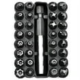 thumbnail image 3 of Biltek 33 Pcs Sécurité Inviolable Torq Torx Hex Bit Set Comprend Support Magnétique 2-1/2 Pouces 33 Pcs Tournevis de Sécurité Torq Étoile Inviolable Bit Set Boulons de Serrure, 3 of 4