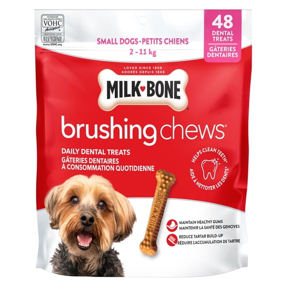 Milk-Bone Brushing Chews Dental Dog Treats for Small Dogs