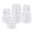 White Bag of 10, variant on The Beadsmith Nyline Nylon Beading Thread - Assortment Pack, Sizes 00,0, B & D, White, Four Spools