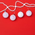 thumbnail image 5 of STGRGFHY 24pc 1.6" Count Mini White Ball Ornaments for Mini Christmas Tree, Small Shatterproof Christmas Tree Ornaments Balls Party Decorations,Christmas Xmas Tree Ball, 5 of 7