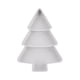 thumbnail image 1 of Plato de aperitivos, tazón para servir con forma de árbol de Navidad, plato para exhibición de postres Blanco, 1 of 7