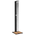 thumbnail image 2 of vidaXL Outdoor Shower Black 50x55x224 cm Poly Rattan and Acacia Wood, 2 of 5