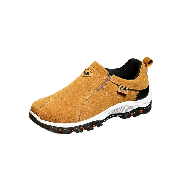 Ferndule Mocasines para hombre zapatos informales sin cordones zapatillas para conducir y caminar zapatos planos ligeros y cómodos para uso diario para senderismo al aire libre