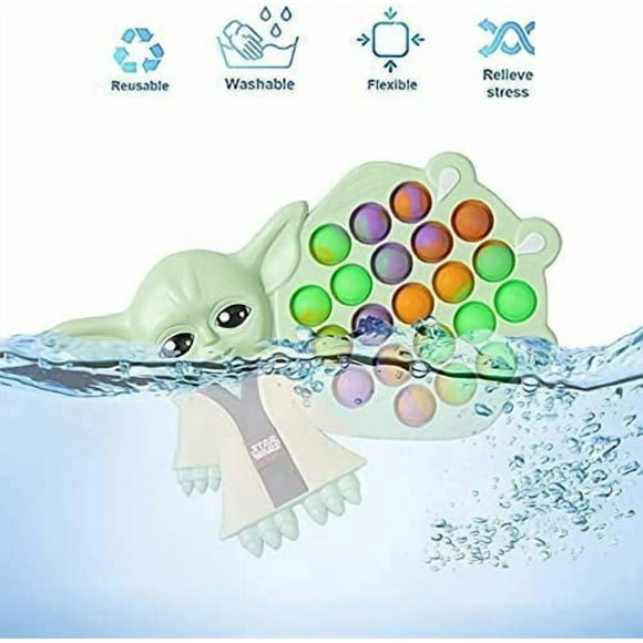 Pulsera de silicona Fidget Toy HUOGUO Baby Yoda Pop Bubble