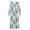 Alpacas and Cacti, variant on Button Down Full Length Nightgown for Indoor Bedtime, Elastane Polyester Blend Long Sleeve Lightweight House Dress, Spooky Jack Ghost
