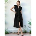 thumbnail image 3 of Womens Summer Casual Dress Black XL, 3 of 6