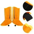 1 Pair Welding Fireproof Shoe Leg Covers Welder Boot Protective Covers
