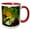 Red/White, variant on 3drose, Sulfur Butterflies, Mineral Lick,yasuni, Amazon, Ecuador., 15oz Two-tone Black Mug