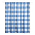 thumbnail image 2 of Creative Products Light Blue Buffalo Check 71x74 Shower Curtain, 2 of 2
