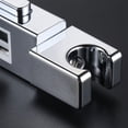 thumbnail image 5 of Bathroom Shower Head Holder Chrome Plated ABS Bracket Rectangular Riser Rail kit, 5 of 5