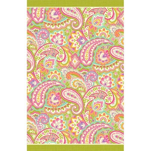 Various Paper Tablecloth with Pretty Paisley Pattern