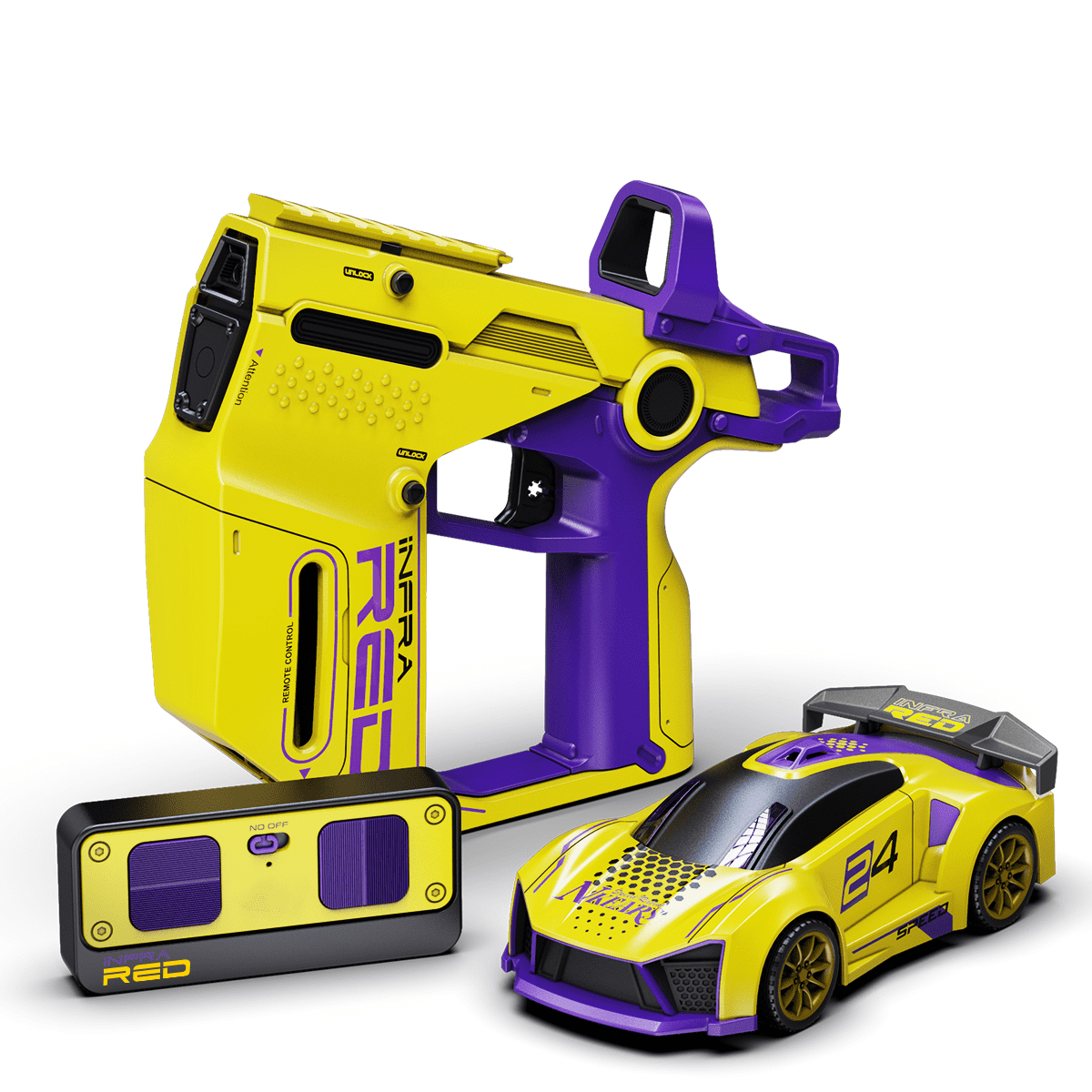 New Bright RC Ford Raptor SVT Try-Me Pivot Steering Vapor Toy New