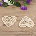 thumbnail image 4 of Corazón De Ratán Bola De Ratán Decoración 6 Uds DIY Decorativo En Forma De Corazón Bola De Ratán Ornamento Decoración Para Fiesta De Boda Blanco ANGGREK Otros, 4 of 8